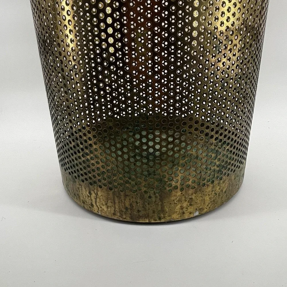 FrontGate Brass Waste Basket Approx 20